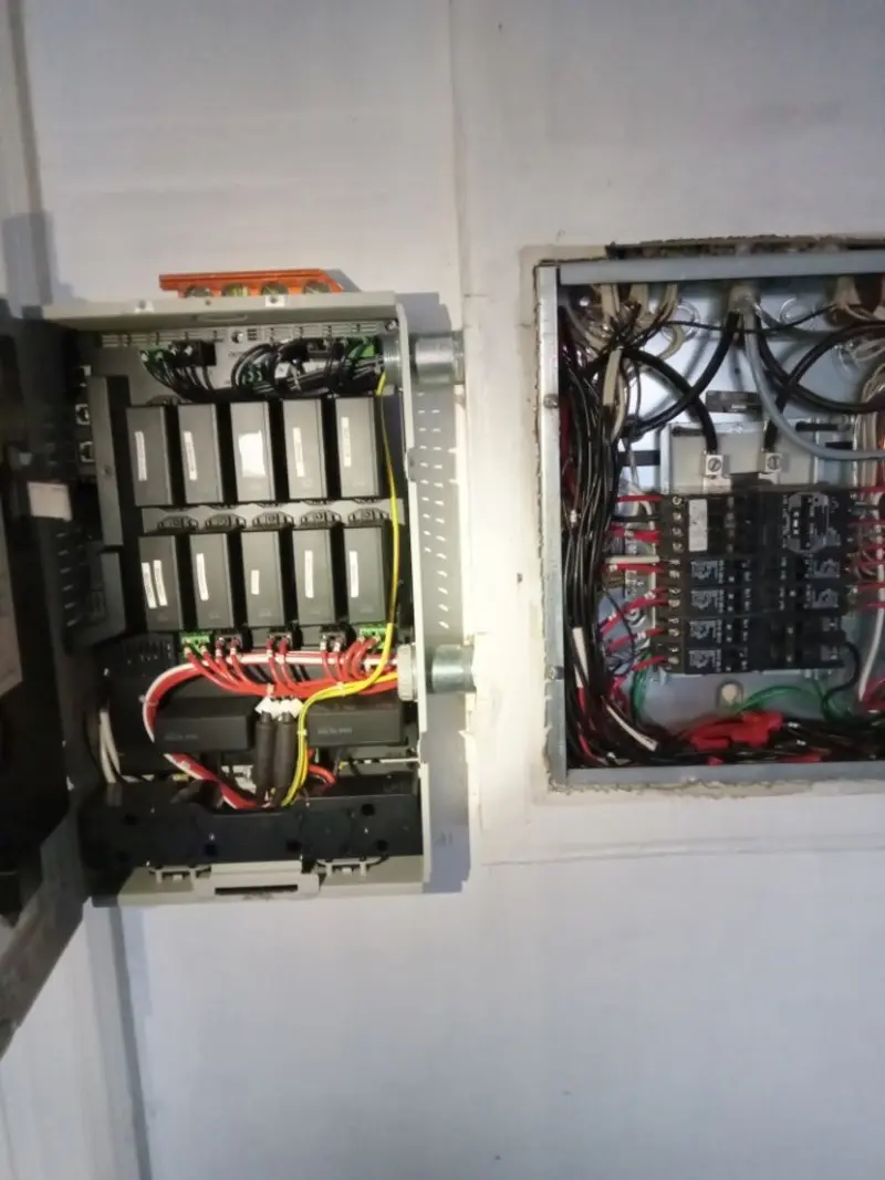 Electrical panel upgrade completed for Security Camera Wiring in Contra Costa Centre